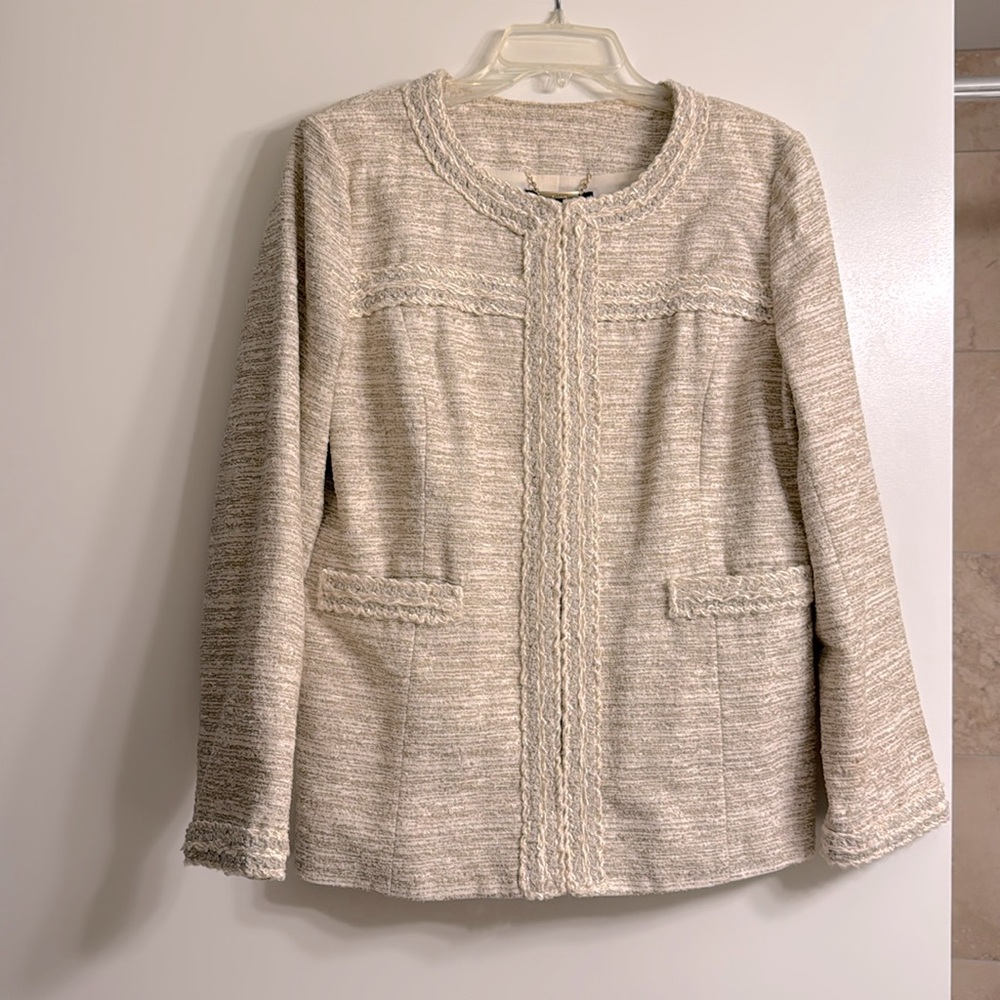 St John Couture Blazer Size 14 Sparkly and Versatile